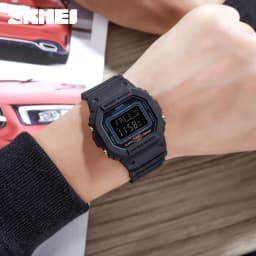 SKMEI 1628 Military Digital Watch for Men Retro Sport Waterproof Mens Electronic Wristwatch LED Display Clock 1988 Reloj Hombre
