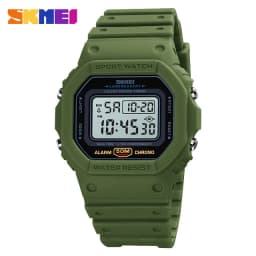 SKMEI 1628 Military Digital Watch for Men Retro Sport Waterproof Mens Electronic Wristwatch LED Display Clock 1988 Reloj Hombre