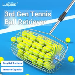 Luspeed Third-Generation Tennis Ball Picker, Retractable Ball Picker, Increased Capacity, Easy to Pick up Balls, Quick to Retrieve Balls