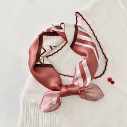 Silk Scarf Women Luxury Bandana Top Handkerchief For Hair Headscarf Flower Printed Women's Bag 100% Silk Bandanas Stole Scarves