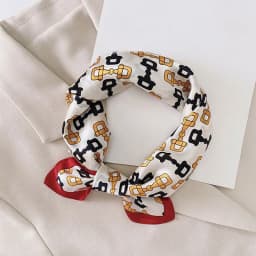 Silk Scarf Women Luxury Bandana Top Handkerchief For Hair Headscarf Flower Printed Women's Bag 100% Silk Bandanas Stole Scarves