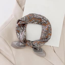 Silk Scarf Women Luxury Bandana Top Handkerchief For Hair Headscarf Flower Printed Women's Bag 100% Silk Bandanas Stole Scarves