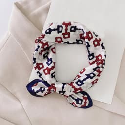 Silk Scarf Women Luxury Bandana Top Handkerchief For Hair Headscarf Flower Printed Women's Bag 100% Silk Bandanas Stole Scarves