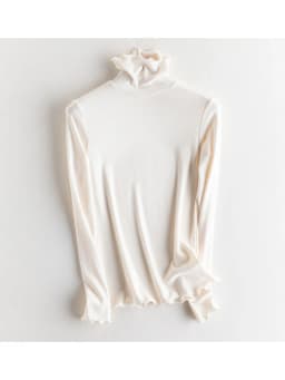 SuyaDream, Women Bottoming T Shirt, Silk Viscose Blend, Long Sleeves, Solid Basic Thermal  Shirt, 2024 Autumn Winter Top