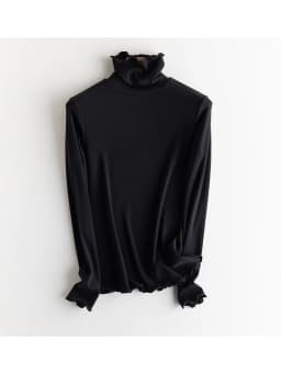 SuyaDream, Women Bottoming T Shirt, Silk Viscose Blend, Long Sleeves, Solid Basic Thermal  Shirt, 2024 Autumn Winter Top