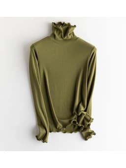 SuyaDream, Women Bottoming T Shirt, Silk Viscose Blend, Long Sleeves, Solid Basic Thermal  Shirt, 2024 Autumn Winter Top