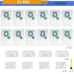 HyClean Air TU Vacuum Cleaner Bags Replacement for Miele Guard L1 S1 Series Canister Vacuum Cleaners