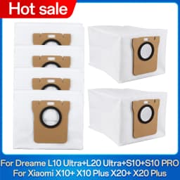 Dust Bag Compatible with Dreame L10s/L10/L20 Ultra S10/S10PRO for Xiaomi X10 X20 Pro/X20 Pro Plus Replacement Bag Accessories