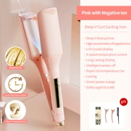 32mm Hair Wave Curling Iron Professional French Egg Roll Hair Curler Corrugated Wavy Styler Fast Heating Volumizing Styling Tool