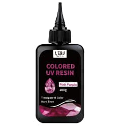 UV Resin, 12-Color Transparent UV Resin, Odorless Low-Shrinkage UV Colored Resin, Vibrant Colors, UV Resin Crafting Kit