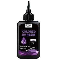 UV Resin, 12-Color Transparent UV Resin, Odorless Low-Shrinkage UV Colored Resin, Vibrant Colors, UV Resin Crafting Kit