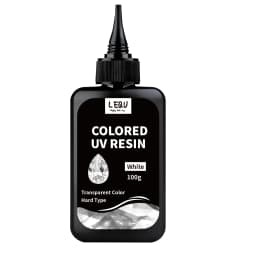 UV Resin, 12-Color Transparent UV Resin, Odorless Low-Shrinkage UV Colored Resin, Vibrant Colors, UV Resin Crafting Kit