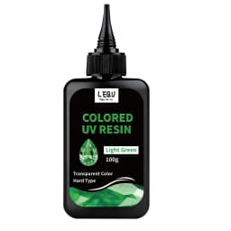 UV Resin, 12-Color Transparent UV Resin, Odorless Low-Shrinkage UV Colored Resin, Vibrant Colors, UV Resin Crafting Kit