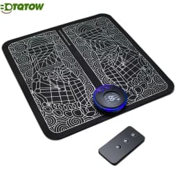 1PC Foot Massager TENS for Muscle Relaxation,LCD Display Screen,Back Massager & Legs Massager Pad with Remote Control