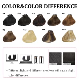 Clip-in Hair Extensions Straight Real Human Hair Seamless 120g Natural Black Human Clip-In Extensions Invisible Straight 8Pcs