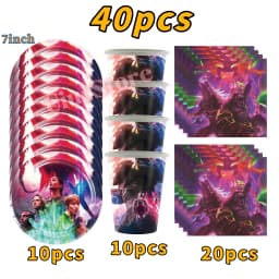 Monster Godzilled King Konged Birthday Party Supplies Plates Cup Napkin Balloon for Boys Party Favor Gift Baby Shower Decoration