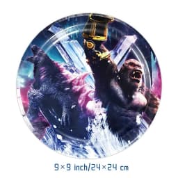 Monster Godzilled King Konged Birthday Party Supplies Plates Cup Napkin Balloon for Boys Party Favor Gift Baby Shower Decoration