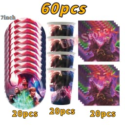 Monster Godzilled King Konged Birthday Party Supplies Plates Cup Napkin Balloon for Boys Party Favor Gift Baby Shower Decoration