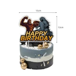 Monster Godzilled King Konged Birthday Party Supplies Plates Cup Napkin Balloon for Boys Party Favor Gift Baby Shower Decoration
