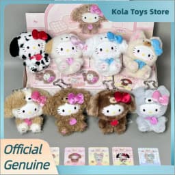Authentic TOP TOY Hello Kitty Puppy Party Series Blind Box Cute Kitty Bag Pendant Kt Mystery Box Collection Birthday Gifts