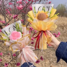 Stuffed Animals Creative Handmade Bouquet Christmas Birthday Gifts