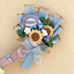 Stuffed Animals Creative Handmade Bouquet Christmas Birthday Gifts