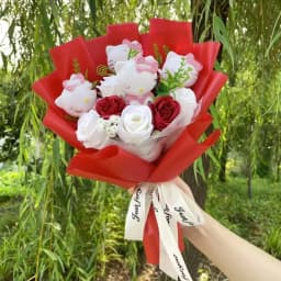 Stuffed Animals Creative Handmade Bouquet Christmas Birthday Gifts
