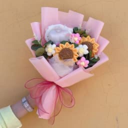 Stuffed Animals Creative Handmade Bouquet Christmas Birthday Gifts