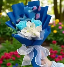 Stuffed Animals Creative Handmade Bouquet Christmas Birthday Gifts