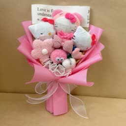 Stuffed Animals Creative Handmade Bouquet Christmas Birthday Gifts