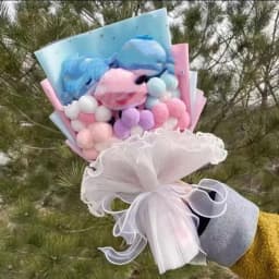 Stuffed Animals Creative Handmade Bouquet Christmas Birthday Gifts