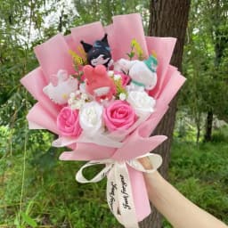 Stuffed Animals Creative Handmade Bouquet Christmas Birthday Gifts