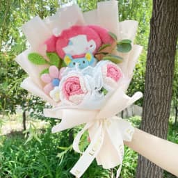 Stuffed Animals Creative Handmade Bouquet Christmas Birthday Gifts
