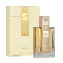 Lattafa Angham - Citrus, Lavender, Musk, Amber, Vanilla - Eau De Parfum Long-Lasting Fragrance for Unisex, 3.40 Ounce / 100 ml Lavender Is a Soft Herb with a Long-Lasting Fragrance and an Elegant Mature Temperament, Suitable for Autumn, Winter, Evenings