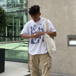 Harajuku Graphic Summer Oversized Men Short Sleeve Tshirts People Shadow Print T Shirt Streetwear Casual Cotton Tops Hip Hop Tee