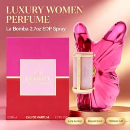 Carolina Herrera La Bomba Eau de Parfum Spray for Women 2.7oz Long Lasting Luxury Feminine Fragrance Daily Dating Perfume Gift