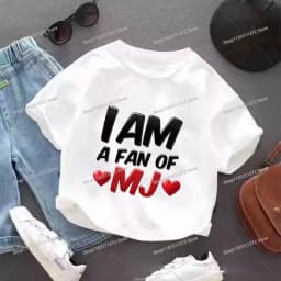 Vintage Michael Jackson Graphic T-shirt Summer Tops Short Sleeve Boys Clothes Fashion Hip Hop Casual Shirts Birthday Gifts Tees