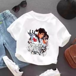 Vintage Michael Jackson Graphic T-shirt Summer Tops Short Sleeve Boys Clothes Fashion Hip Hop Casual Shirts Birthday Gifts Tees