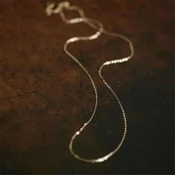 GOLDtutu14K Solid Gold Necklace, 1.1mm Minimal Simple Style Chain, Fine Jewelry, Real Au585 for Women, Girl, 2025, ok1001