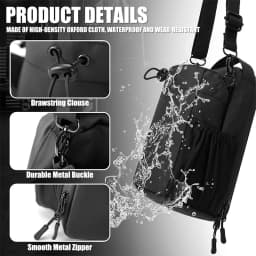 Sports Molle Fitness Strong Magnetic Force Bag Customized Design Water Bottle Multi-Function Carrier Gym Magnetic Bags Pouch