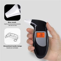 Professional Digital Breath Tester Breathalyzer Alcohol Breath Tester Alcohol Detector Lcd Detector Backlight Light Dropshipping