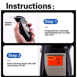 Professional Digital Breath Tester Breathalyzer Alcohol Breath Tester Alcohol Detector Lcd Detector Backlight Light Dropshipping