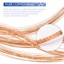 MECHANIC R300 Desoldering Braid 1.0/1.5/2.0/2.5/3.0/3.5/4.0mm Solder Remover Wick Wire Welding Tin Sucker PCB BGA Soldering Tool