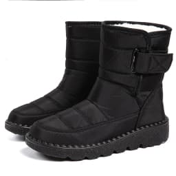 Women Boots 2025 Winter Shoes Woman Waterproof Snow Boots Winter Warm Fur Botas Mujer Korea Style Black Ankle Boots For Women
