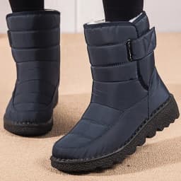 Women Boots 2025 Winter Shoes Woman Waterproof Snow Boots Winter Warm Fur Botas Mujer Korea Style Black Ankle Boots For Women