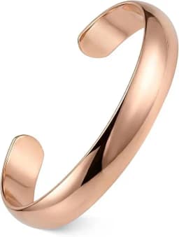 Pure Copper Bracelets for Women Men Waterproof Healing Cuff Bracelets Adjustable Chunky Healing Copper Bangle Jewelry Gifts