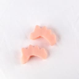 2pcs=1pair New Protective Toes Separator Suitable Bunion Corrector Material Soft Gel Straightener Spacers Stretchers Care Tool