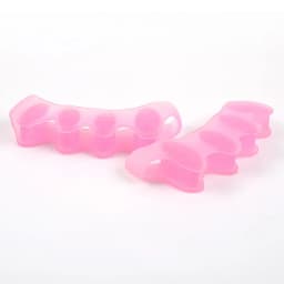 2pcs=1pair New Protective Toes Separator Suitable Bunion Corrector Material Soft Gel Straightener Spacers Stretchers Care Tool