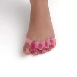 2pcs=1pair New Protective Toes Separator Suitable Bunion Corrector Material Soft Gel Straightener Spacers Stretchers Care Tool