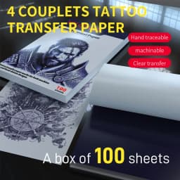 10/30/50/100Pcs Tattoo Transfer Pape A4 Size Stencil Paper Copy Paper Thermal Paper for Tattoo Transfer Tattoo Supplies